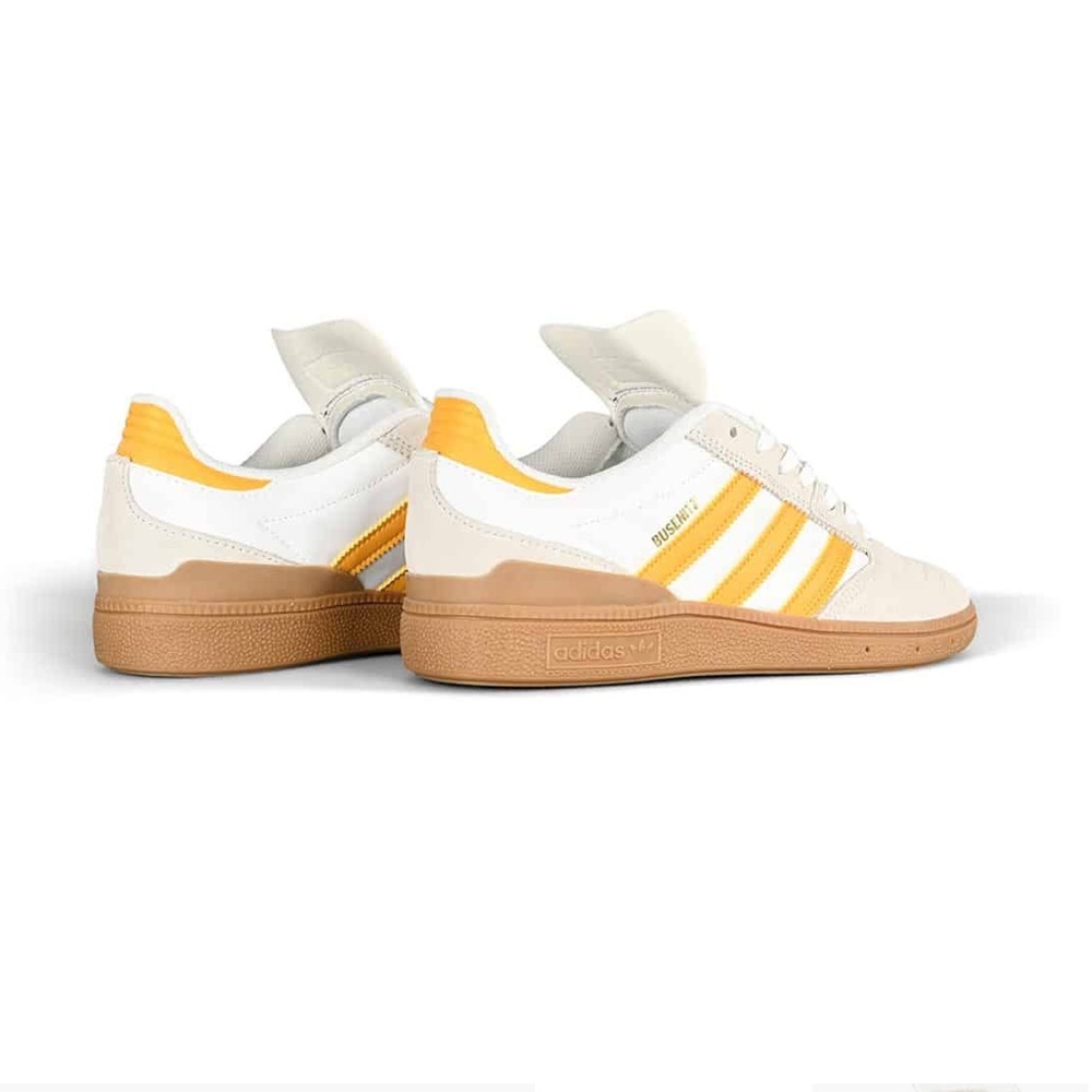 Like new adidas Originals Busenitz Shoes Crystal White Yellow Gum. Men’s size 8. - Picture 3 of 13